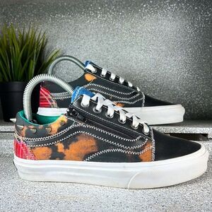Vans Old Skool Zip “Tartan Daze” Spike Sneakers Shoes Size 5 6.5